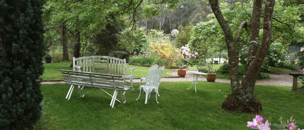 The gardens at Forty Bends.